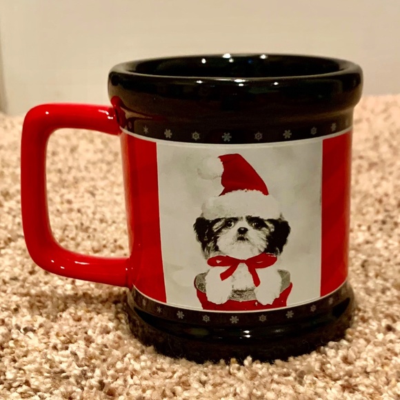 Keith Kimberlin Shih-Tzu Holiday Mug - Picture 1 of 3